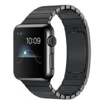 Bracelet de montre xDfind à une perle en acier inoxydable, compatible avec les Apple Watch 46 mm / 49 mm / 45 mm / 44 mm et 42 mm / 41 mm / 40 mm / 38 mm.