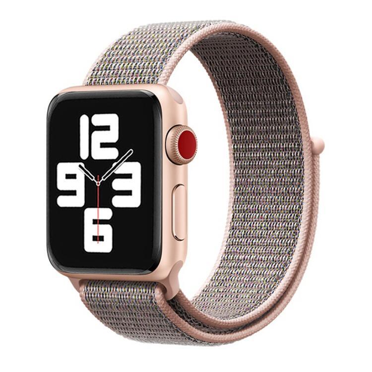 Bracelet de montre xDfind en nylon avec fermeture auto-agrippante, pour Apple Watch 42 mm / 41 mm / 40 mm / 38 mm