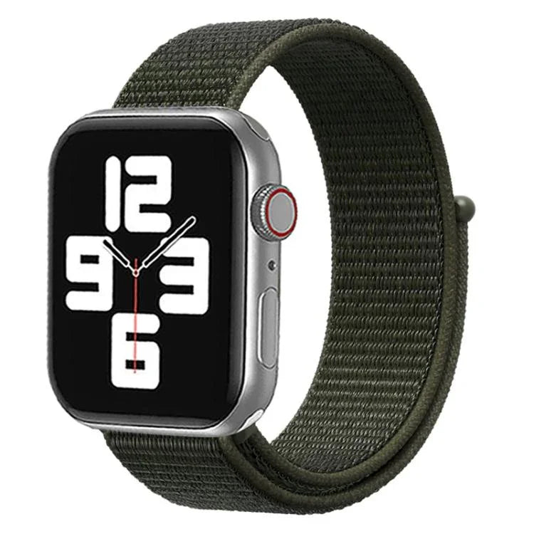 Bracelet de montre xDfind en nylon avec fermeture auto-agrippante, pour Apple Watch 42 mm / 41 mm / 40 mm / 38 mm