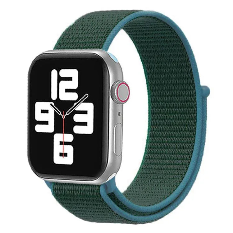 Bracelet de montre xDfind en nylon avec fermeture auto-agrippante, pour Apple Watch 42 mm / 41 mm / 40 mm / 38 mm