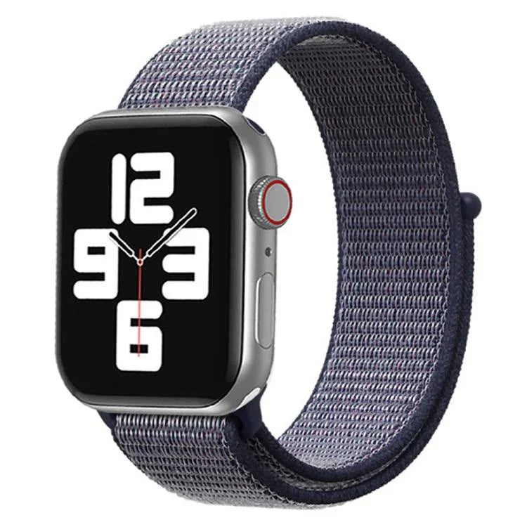 Bracelet de montre xDfind en nylon avec fermeture auto-agrippante, pour Apple Watch 42 mm / 41 mm / 40 mm / 38 mm