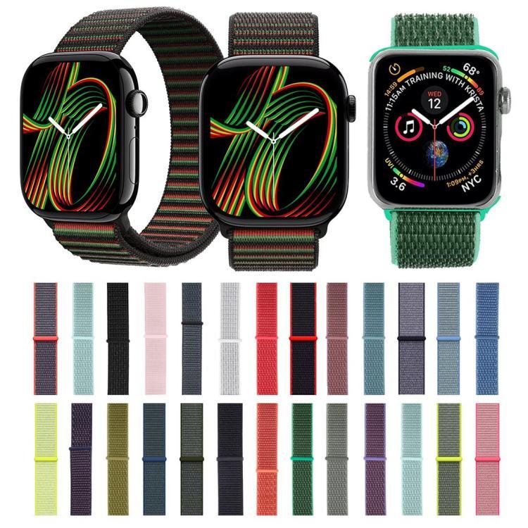 Bracelet de montre xDfind en nylon avec fermeture auto-agrippante, pour Apple Watch 42 mm / 41 mm / 40 mm / 38 mm