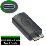 Adaptateur ordinateur disque dur mobile USB3.0, Type-C femelle vers Micro USB mâle