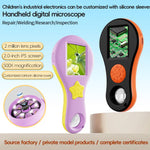 Microscope numérique portable pour enfants écran IPS 2 pouces, grossissement 500X, T56, T57