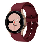 xDfind Bracelet de montre en silicone à couleur unie et boucle colorée à libération rapide, pour Samsung Galaxy Watch3 41mm