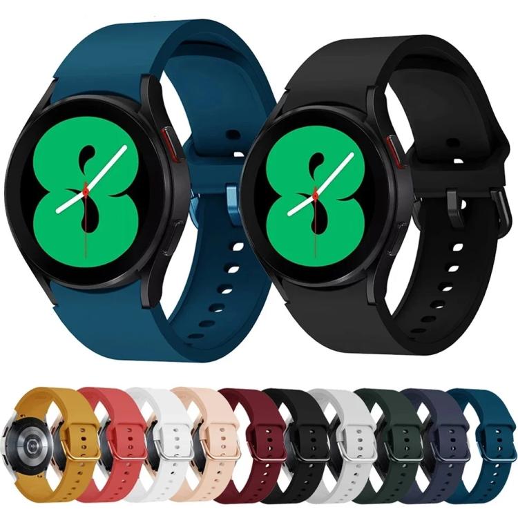 xDfind Bracelet de montre en silicone à couleur unie et boucle colorée à libération rapide, pour Samsung Galaxy Watch3 41mm