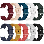 xDfind Bracelet de montre en silicone à couleur unie et boucle colorée à libération rapide, pour Samsung Galaxy Watch3 41mm
