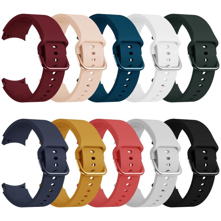 xDfind Bracelet de montre en silicone à couleur unie et boucle colorée à libération rapide, pour Samsung Galaxy Watch3 41mm