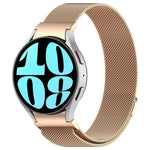 Bracelet de montre magnétique à dégagement rapide xDfind Milan en acier inoxydable, pour Samsung Galaxy Watch7 / FE / 6 / 5 / 4