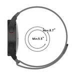 Bracelet de montre magnétique à dégagement rapide xDfind Milan en acier inoxydable, pour Samsung Galaxy Watch7 / FE / 6 / 5 / 4