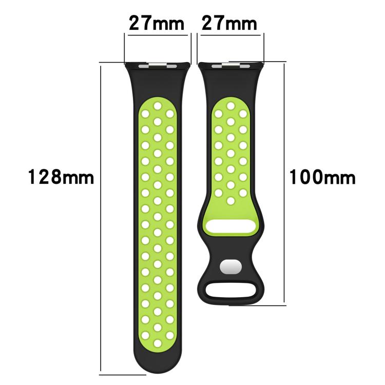 xDfind Dual Color Butterfly Buckle Silicone Watch Band, For Xiaomi Band 10 Pro/9 Pro/Redmi Watch 6/5/4, For Redmi Watch 5 / Redmi Watch 4