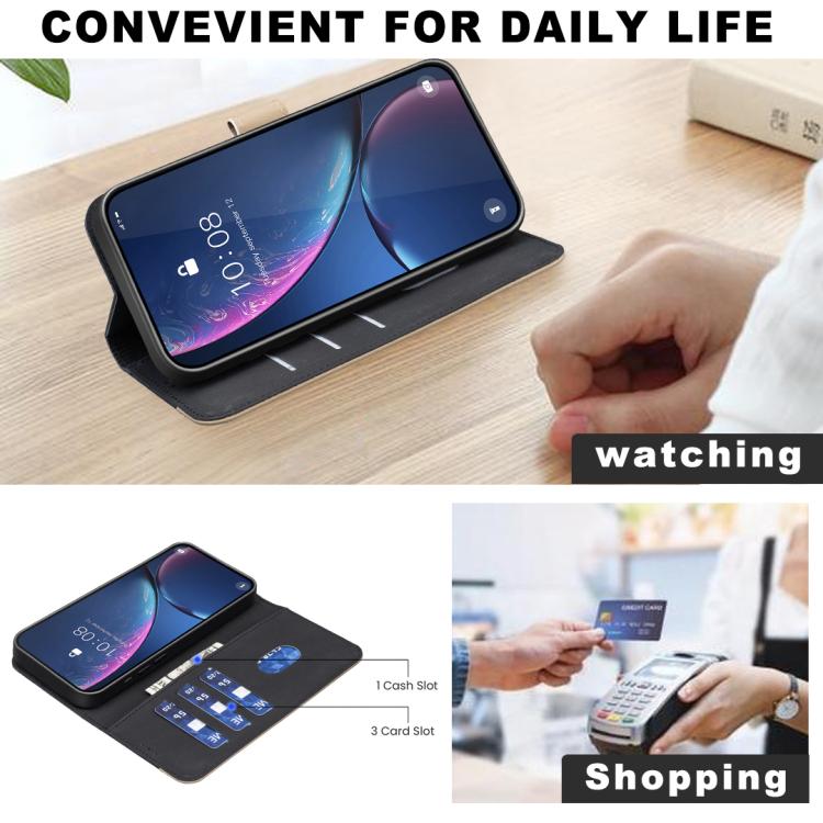 Étui de téléphone en cuir RFID à motif de fleurs évidées de couleur, pour iPhone XS Max, pour iPhone 6 Plus / 7 Plus / 8 Plus, pour iPhone 6 / 7 / 8