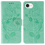 Étui de téléphone en cuir gaufré rose papillon, pour iPhone 17e / 16e, pour iPhone 17 Pro Max, pour iPhone 17 Pro, pour iPhone 17, pour iPhone Air