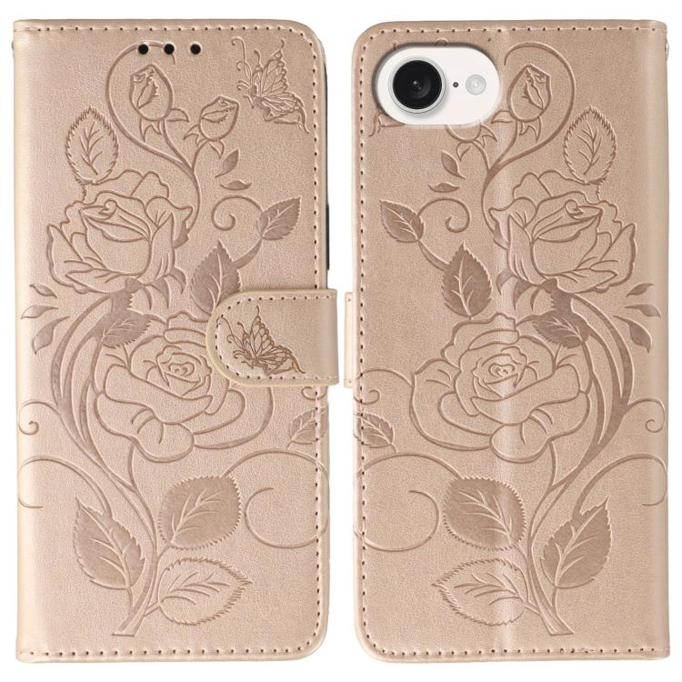 Étui de téléphone en cuir gaufré rose papillon, pour iPhone 17e / 16e, pour iPhone 17 Pro Max, pour iPhone 17 Pro, pour iPhone 17, pour iPhone Air