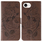 Étui de téléphone en cuir gaufré rose papillon, pour iPhone 17e / 16e, pour iPhone 17 Pro Max, pour iPhone 17 Pro, pour iPhone 17, pour iPhone Air