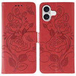 Étui de téléphone en cuir gaufré rose papillon, pour iPhone 17e / 16e, pour iPhone 17 Pro Max, pour iPhone 17 Pro, pour iPhone 17, pour iPhone Air
