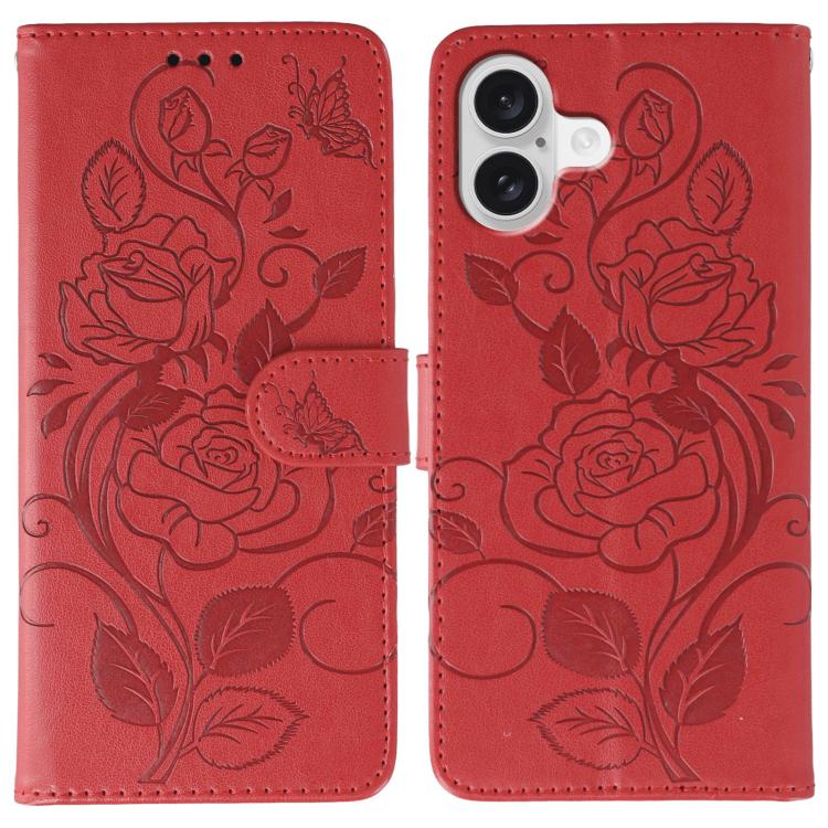 Étui de téléphone en cuir gaufré rose papillon, pour iPhone 17e / 16e, pour iPhone 17 Pro Max, pour iPhone 17 Pro, pour iPhone 17, pour iPhone Air