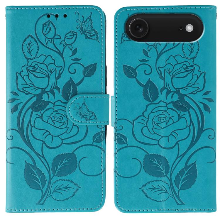 Étui de téléphone en cuir gaufré rose papillon, pour iPhone 17e / 16e, pour iPhone 17 Pro Max, pour iPhone 17 Pro, pour iPhone 17, pour iPhone Air