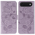Étui de téléphone en cuir gaufré rose papillon, pour iPhone 17e / 16e, pour iPhone 17 Pro Max, pour iPhone 17 Pro, pour iPhone 17, pour iPhone Air