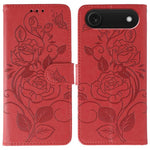 Étui de téléphone en cuir gaufré rose papillon, pour iPhone 17e / 16e, pour iPhone 17 Pro Max, pour iPhone 17 Pro, pour iPhone 17, pour iPhone Air