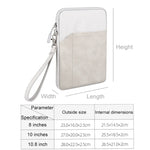 Housse de protection en feutre ND00S, sac de transport intérieur, pour tablette de 8 pouces ou moins, pour tablette de 10 pouces ou moins, pour tablette de 10,8 pouces ou moins