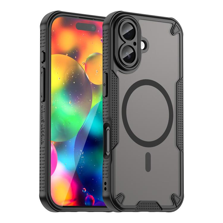 Coque de téléphone magnétique Armor Glaze MagSafe, Pour iPhone 17 Pro Max, Pour iPhone 17 Pro, Pour iPhone 17, Pour iPhone Air