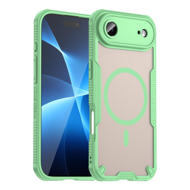 Coque de téléphone magnétique Armor Glaze MagSafe, Pour iPhone 17 Pro Max, Pour iPhone 17 Pro, Pour iPhone 17, Pour iPhone Air