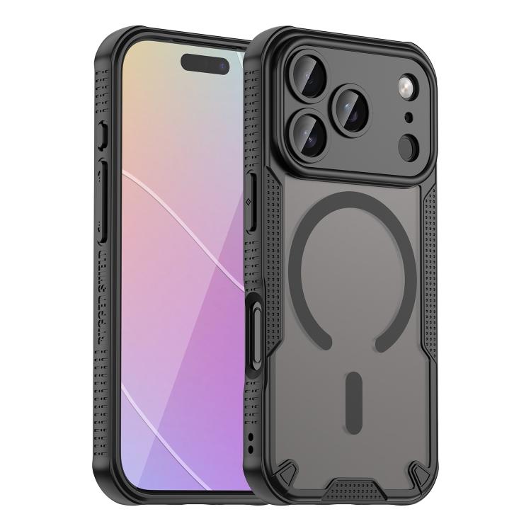 Coque de téléphone magnétique Armor Glaze MagSafe, Pour iPhone 17 Pro Max, Pour iPhone 17 Pro, Pour iPhone 17, Pour iPhone Air