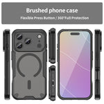 Coque de téléphone magnétique Armor Glaze MagSafe, Pour iPhone 17 Pro Max, Pour iPhone 17 Pro, Pour iPhone 17, Pour iPhone Air