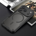 Coque de téléphone magnétique Armor Glaze MagSafe, Pour iPhone 17 Pro Max, Pour iPhone 17 Pro, Pour iPhone 17, Pour iPhone Air