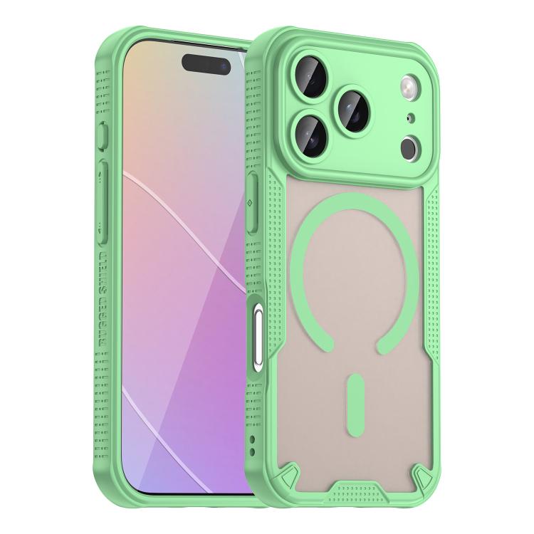 Coque de téléphone magnétique Armor Glaze MagSafe, Pour iPhone 17 Pro Max, Pour iPhone 17 Pro, Pour iPhone 17, Pour iPhone Air