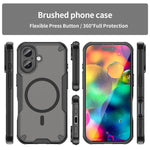 Coque de téléphone magnétique Armor Glaze MagSafe, Pour iPhone 17 Pro Max, Pour iPhone 17 Pro, Pour iPhone 17, Pour iPhone Air
