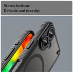 Coque de téléphone magnétique Armor Glaze MagSafe, Pour iPhone 17 Pro Max, Pour iPhone 17 Pro, Pour iPhone 17, Pour iPhone Air