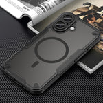 Coque de téléphone magnétique Armor Glaze MagSafe, Pour iPhone 17 Pro Max, Pour iPhone 17 Pro, Pour iPhone 17, Pour iPhone Air
