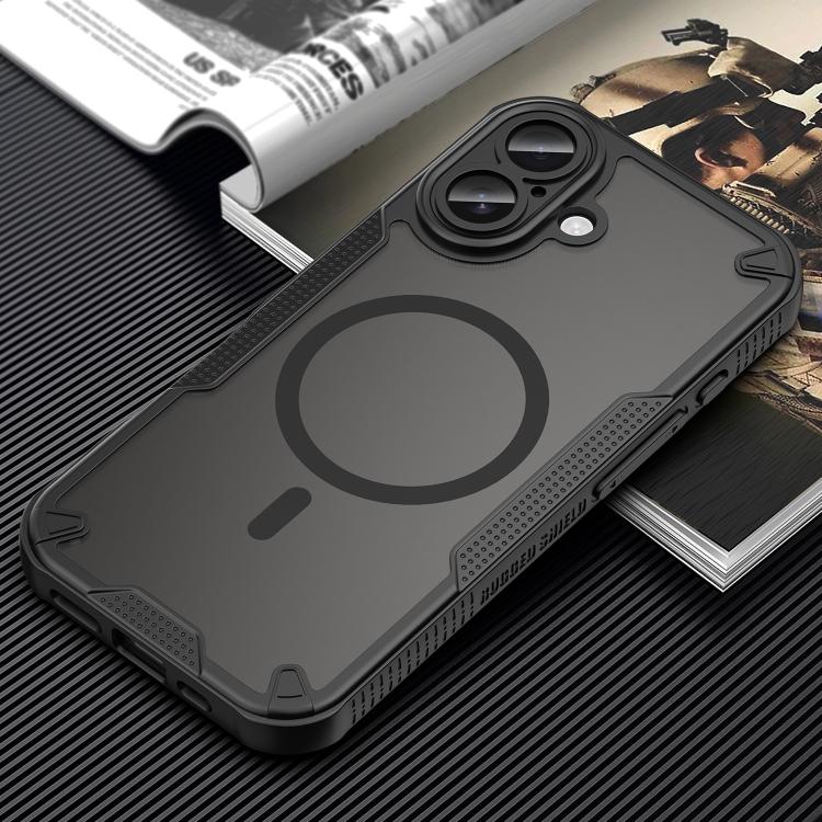Coque de téléphone magnétique Armor Glaze MagSafe, Pour iPhone 17 Pro Max, Pour iPhone 17 Pro, Pour iPhone 17, Pour iPhone Air