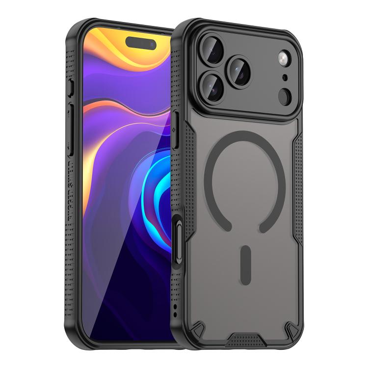 Coque de téléphone magnétique Armor Glaze MagSafe, Pour iPhone 17 Pro Max, Pour iPhone 17 Pro, Pour iPhone 17, Pour iPhone Air