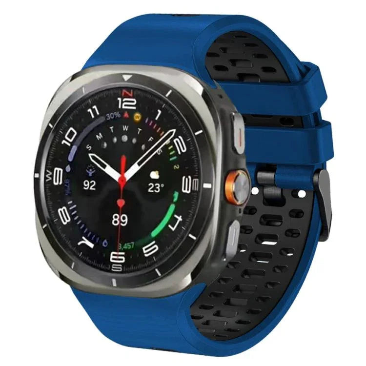Two Color Silicone Breathable Watch Band, For Samsung Galaxy Watch Ultra 47mm / Ultra 2025