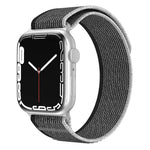 Bracelet de montre xDfind en nylon à double boucle, compatible avec les Apple Watch 46 mm / 49 mm / 45 mm / 44 mm et 42 mm / 41 mm / 40 mm / 38 mm.