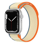 Bracelet de montre xDfind en nylon à double boucle, compatible avec les Apple Watch 46 mm / 49 mm / 45 mm / 44 mm et 42 mm / 41 mm / 40 mm / 38 mm.