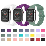 Bracelet de montre en silicone à boucle papillon xDfind, compatible avec les Apple Watch 46 mm / 49 mm / 45 mm / 44 mm et 42 mm / 41 mm / 40 mm / 38 mm.