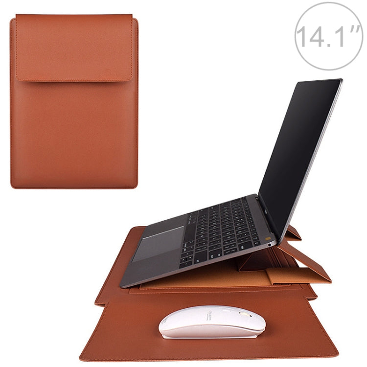 Housse en cuir PU05, sac de transport, pour ordinateur portable 13,3 pouces, 14,1 pouces, 15,4 pouces