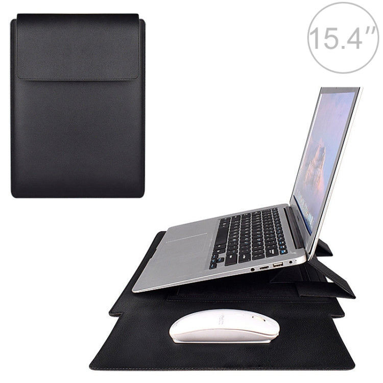 Housse en cuir PU05, sac de transport, pour ordinateur portable 13,3 pouces, 14,1 pouces, 15,4 pouces