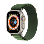 Bracelet de montre xDfind Aline en nylon à boucle, compatible avec les Apple Watch 46 mm / 49 mm / 45 mm / 44 mm et 42 mm / 41 mm / 40 mm / 38 mm.