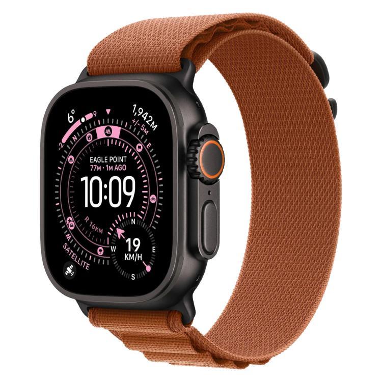 Bracelet de montre xDfind Aline en nylon à boucle, compatible avec les Apple Watch 46 mm / 49 mm / 45 mm / 44 mm et 42 mm / 41 mm / 40 mm / 38 mm.