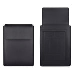 Housse en cuir PU05 avec petite pochette de rangement, pour ordinateur portable 13,3 pouces, 14,1 pouces, 15,4 pouces