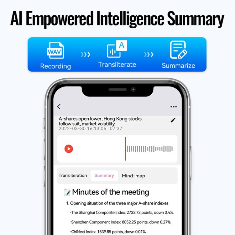 Enregistreur magnétique intelligent portable JNN A6, prise en charge du contrôle APP, 8 Go, 16 Go, 32 Go, 64 Go, 128 Go