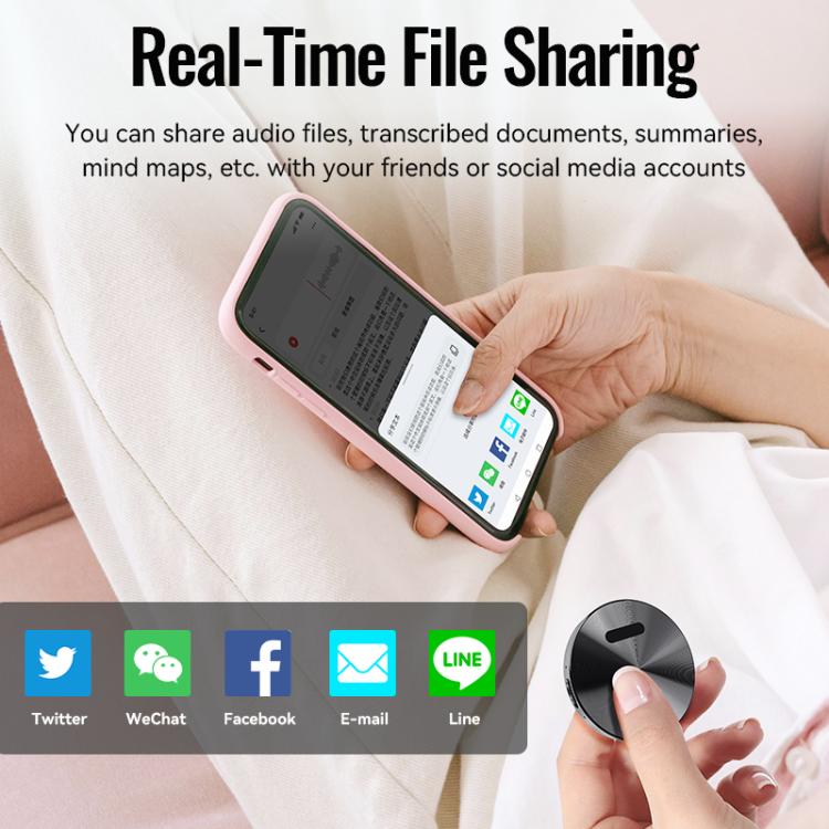 Enregistreur magnétique intelligent portable JNN A6, prise en charge du contrôle APP, 8 Go, 16 Go, 32 Go, 64 Go, 128 Go