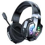 Casque de jeu e-sport ONIKUMA B15 tri-mode Bluetooth, 2,4G, filaire