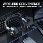 Casque de jeu e-sport ONIKUMA B15 tri-mode Bluetooth, 2,4G, filaire
