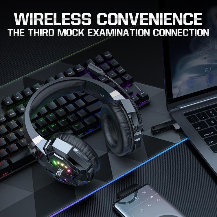 Casque de jeu e-sport ONIKUMA B15 tri-mode Bluetooth, 2,4G, filaire